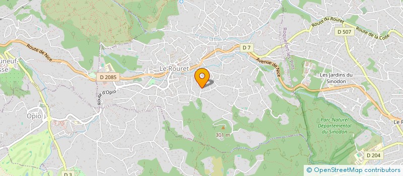 localisation de l'entreprise 448 543 355  à GRASSE