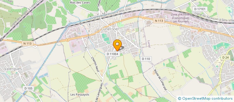 localisation de l'entreprise 448 563 338   LUNEL-VIEL
