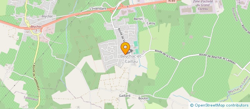 localisation de l'entreprise 448 604 215   GUJAN-MESTRAS