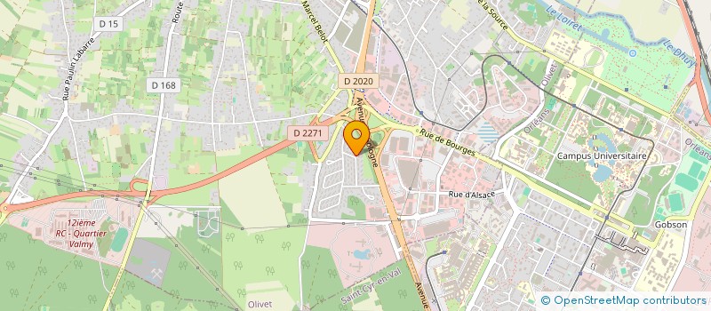 localisation de l'entreprise 448 642 504   SAINT-PRYVE-SAINT-MESMIN