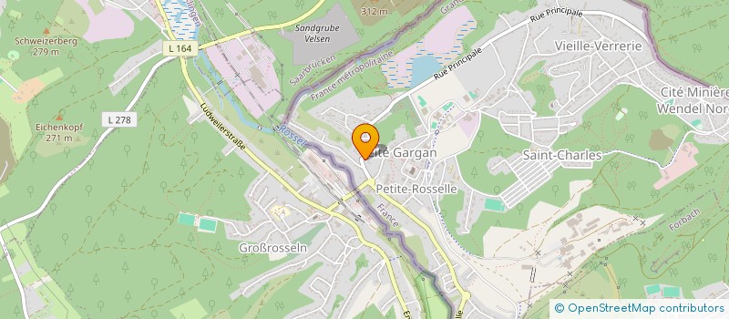 localisation de l'entreprise 448 658 310   PETITE-ROSSELLE