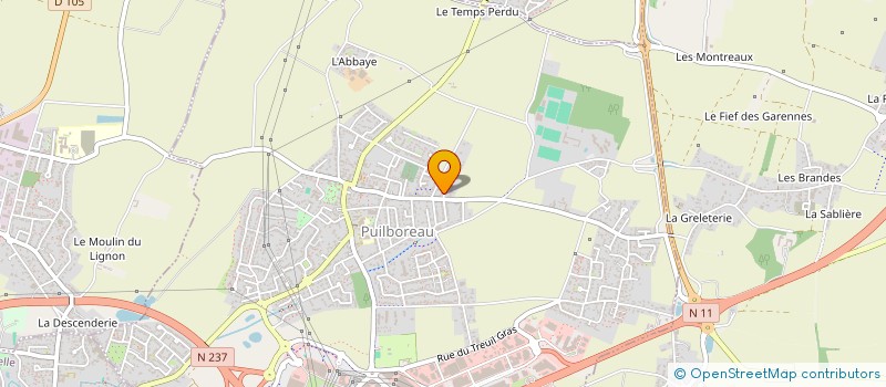 localisation de l'entreprise 448 695 833   PUILBOREAU