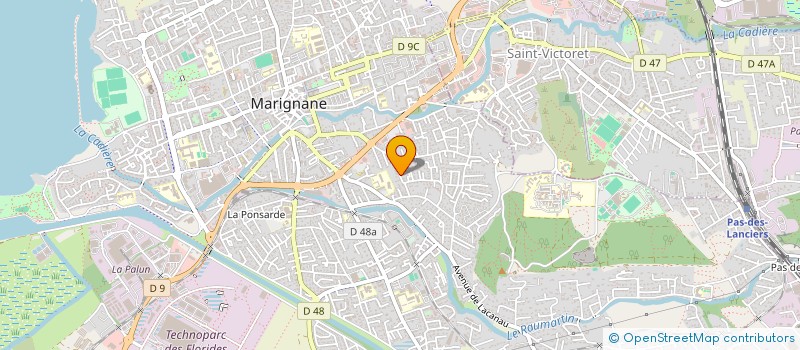 localisation de l'entreprise 448 711 507   MARIGNANE