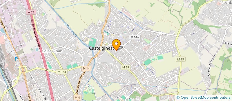 localisation de l'entreprise 448 715 235   CASTELGINEST