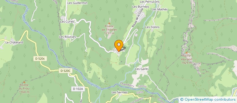 localisation de l'entreprise 448 721 506   CORBEL