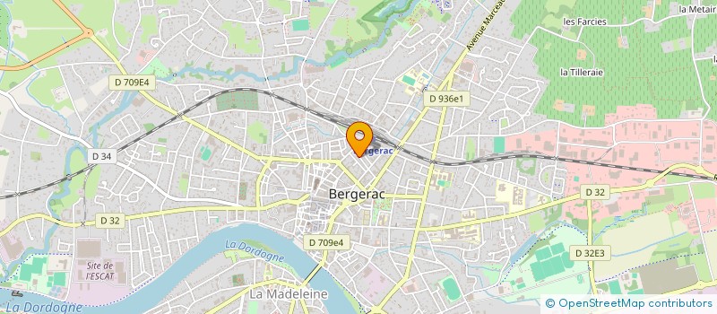 localisation de l'entreprise 448 737 536  à BERGERAC