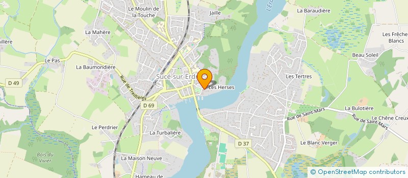 localisation de l'entreprise 448 744 151   SUCE-SUR-ERDRE
