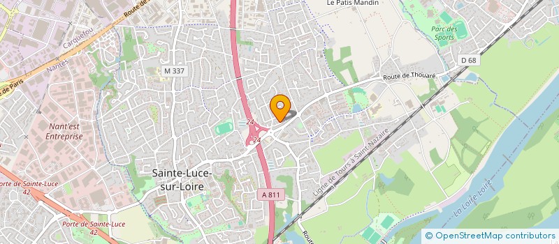 localisation de l'entreprise 448 745 182  à MONTREVAULT-SUR-EVRE