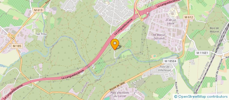 localisation de l'entreprise 448 794 925 à SAINT-JEAN-DE-VEDAS