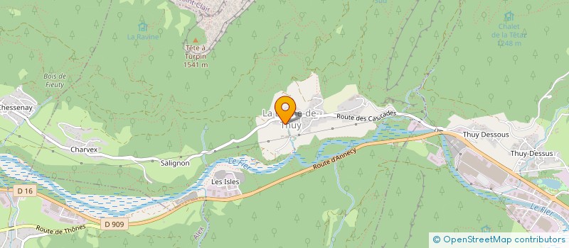 localisation de l'entreprise 448 865 568   THONES