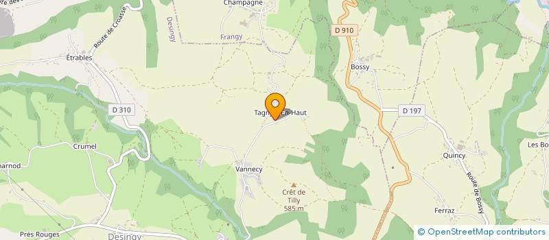 localisation de l'entreprise 448 866 392   FRANGY