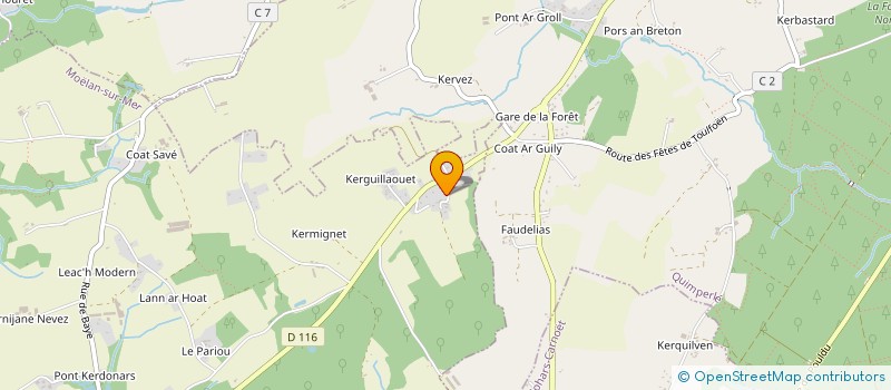 localisation de l'entreprise 448 875 815   MOELAN-SUR-MER