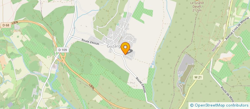 localisation de l'entreprise 448 948 737   GUZARGUES