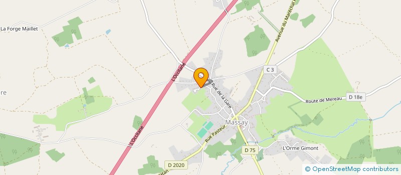 localisation de l'entreprise 448 999 623 à VIERZON