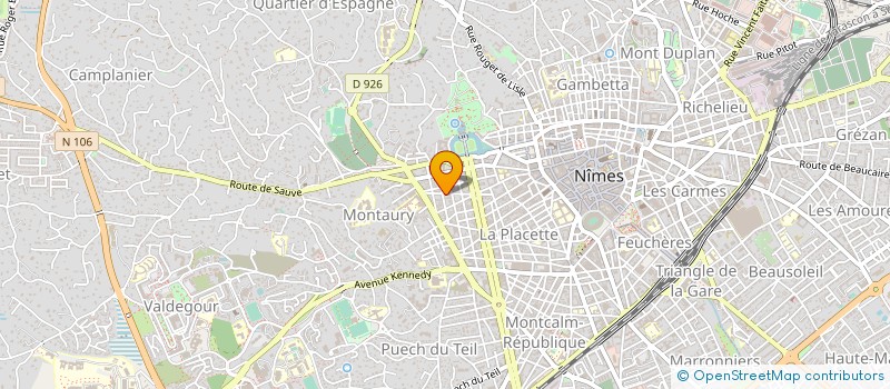 localisation de l'entreprise 449 061 852   NIMES