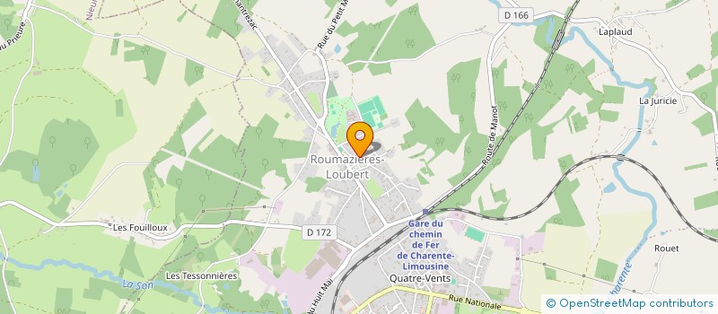 localisation de l'entreprise 449 080 548   TERRES-DE-HAUTE-CHARENTE