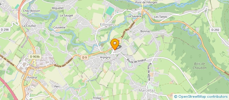 localisation de l'entreprise 449 116 987   FILLINGES