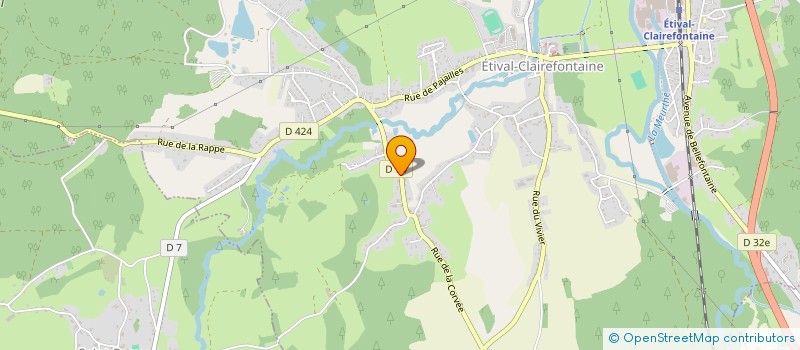 localisation de l'entreprise 449 142 645   ETIVAL-CLAIREFONTAINE