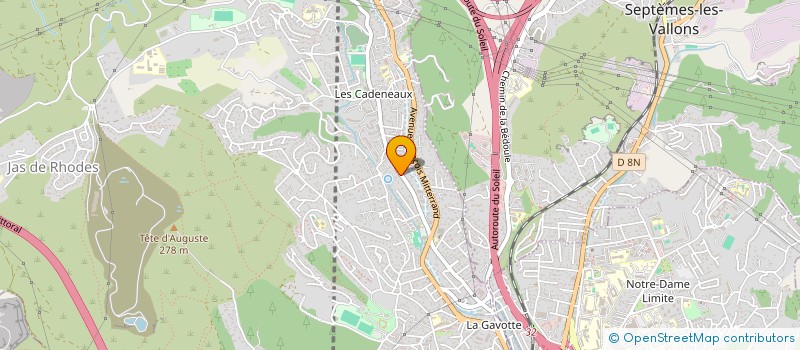 localisation de l'entreprise 449 162 668   LES PENNES-MIRABEAU
