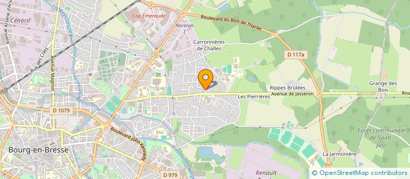 localisation de l'entreprise 449 187 848 à BOURG-EN-BRESSE