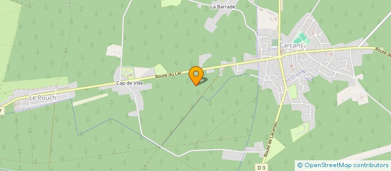 localisation de l'entreprise 449 209 386 à CARCANS
