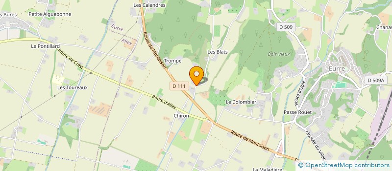 localisation de l'entreprise 449 214 873   AOUSTE-SUR-SYE