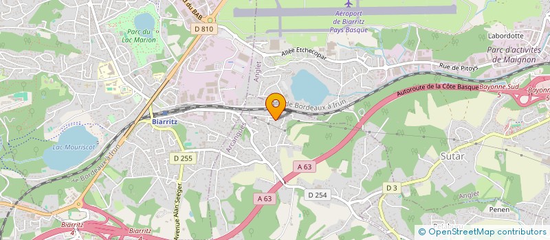 localisation de l'entreprise 449 216 845   USTARITZ