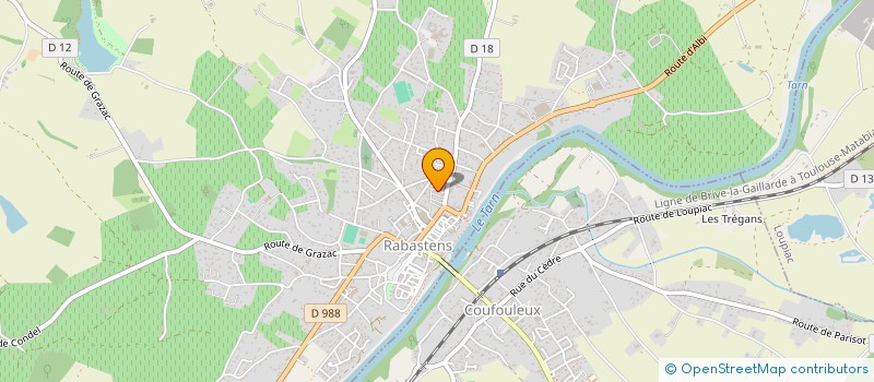 localisation de l'entreprise 449 237 163 à RABASTENS