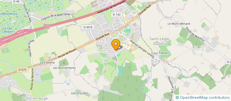 localisation de l'entreprise 449 309 517   DOZULE