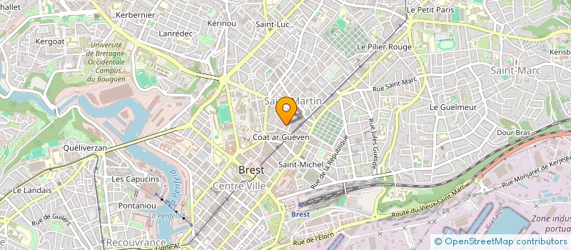localisation de l'entreprise 449 310 622  à BREST