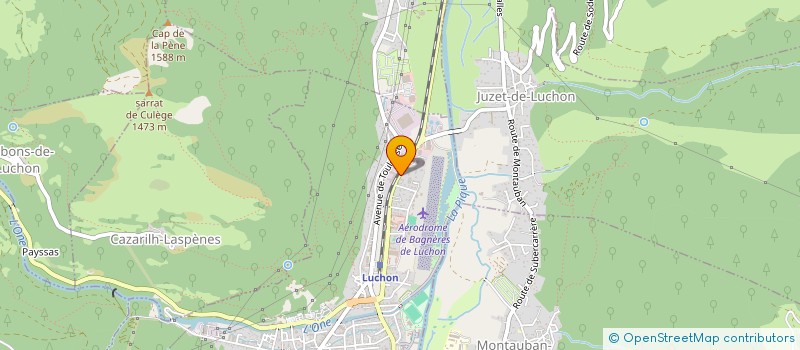 localisation de l'entreprise 449 539 329   BAGNERES-DE-LUCHON