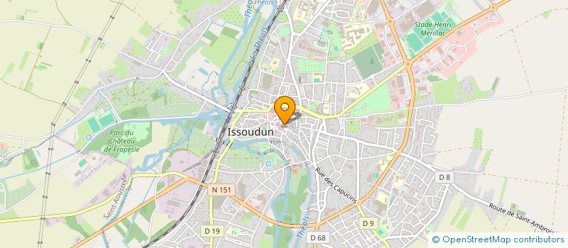 localisation de l'entreprise 449 550 334 à ISSOUDUN