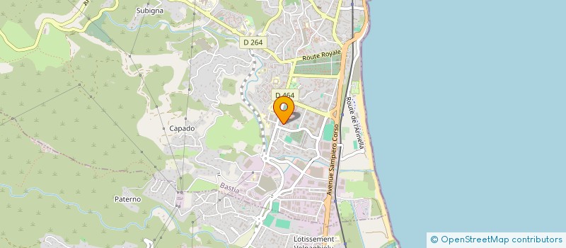 localisation de l'entreprise 449 561 752 à BASTIA