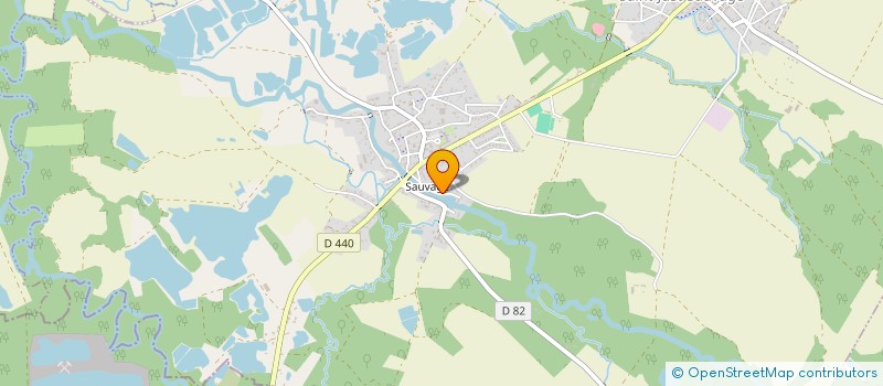 localisation de l'entreprise 449 624 972   SAINT-JUST-SAUVAGE