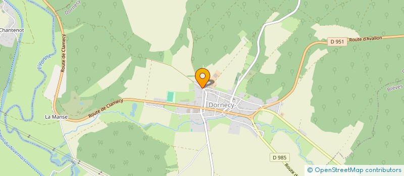 localisation de l'entreprise 449 625 813   DORNECY