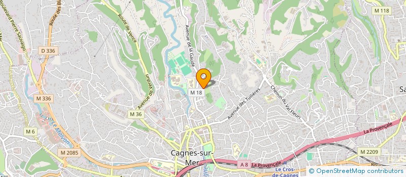 localisation de l'entreprise 449 647 635   CAGNES-SUR-MER