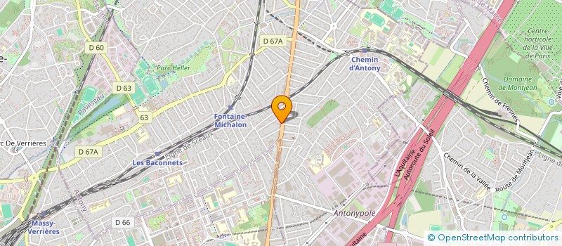 localisation de l'entreprise 449 713 650  à ANTONY