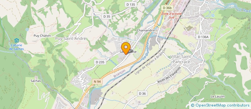 localisation de l'entreprise 449 781 590   BRIANCON