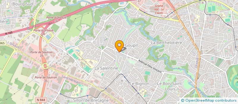 localisation de l'entreprise 449 786 250  à ORVAULT