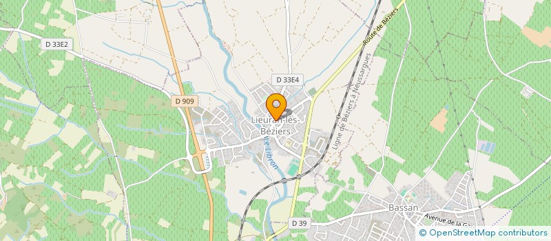 localisation de l'entreprise 449 860 071   LIEURAN-LES-BEZIERS