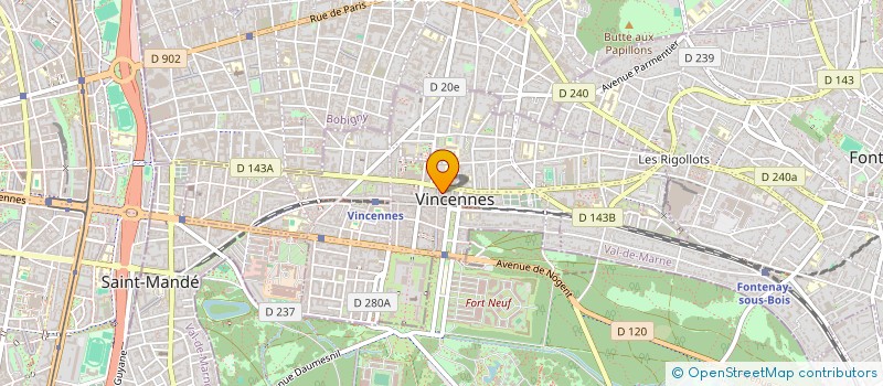 localisation de l'entreprise 449 875 525   VINCENNES