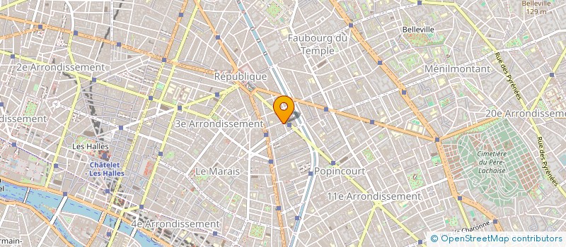 localisation de l'entreprise 44FAUBOURG  PARIS