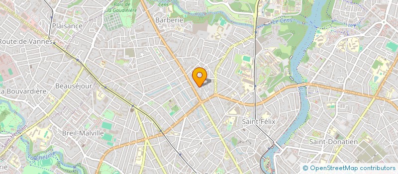 localisation de l'entreprise 44T PROD à NANTES
