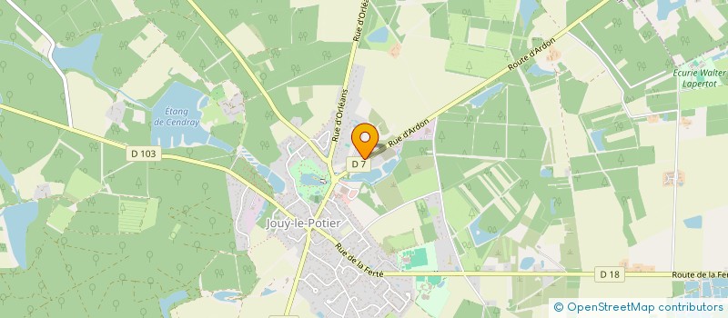 localisation de l'entreprise 45-AUTOSPORT à JOUY-LE-POTIER