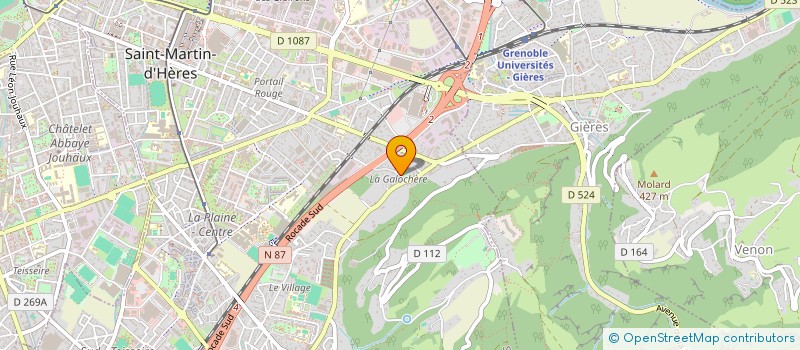 localisation de l'entreprise 45 CHORIER  SAINT-MARTIN-D'HERES