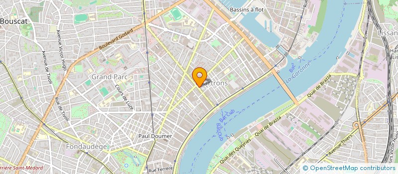 localisation de l'entreprise 45 CRS DU MEDOC  BORDEAUX