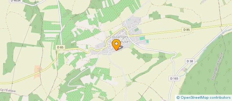 localisation de l'entreprise 45 GRV  COULANGES-LA-VINEUSE