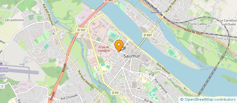 localisation de l'entreprise 45 RUE BEAUREPAIRE  SAUMUR