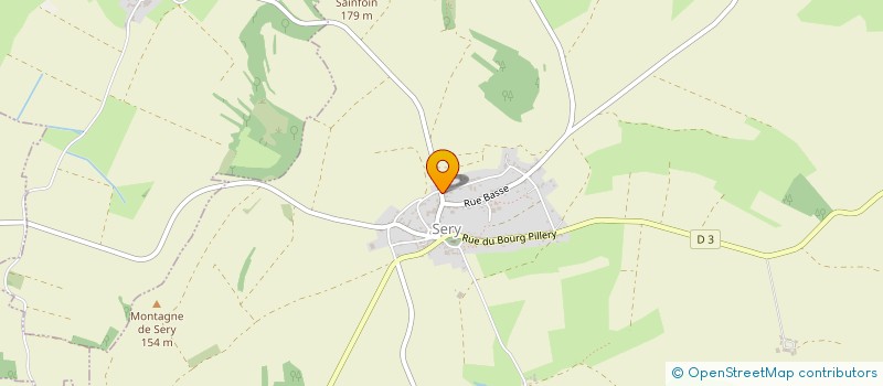 localisation de l'entreprise 45 RUE DE L'IMPERATRICE  SERY