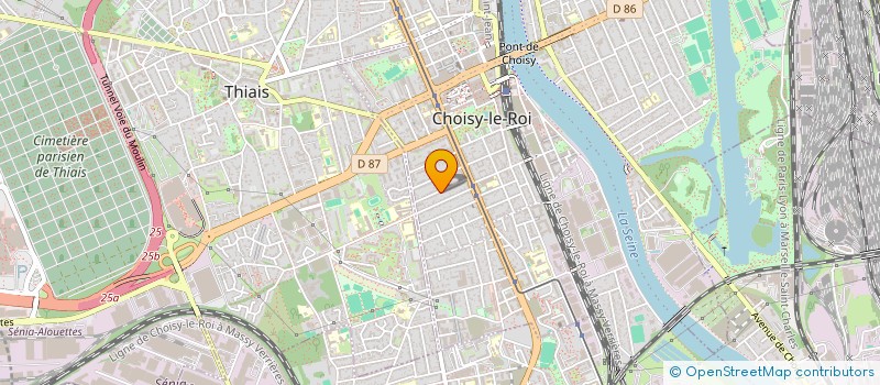 localisation de l'entreprise 45 VH à CHOISY-LE-ROI